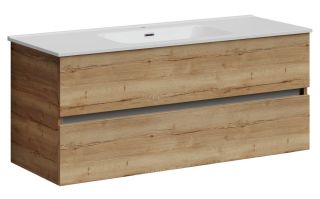 Подвесная тумба под раковину Sancos Urban UR120-1EG 120см дуб галифакс натуральный